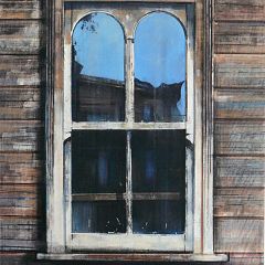 Jeff Rigby

_Window, Old Lawson Shops_ 
38x27cm charcoal & gouache on paper